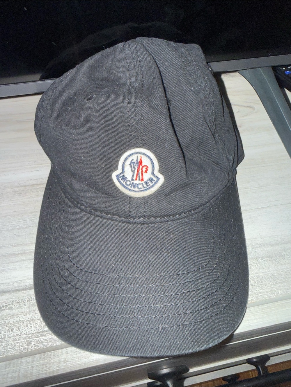 Black Logo Baseball Cap